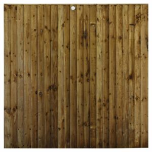 An image of a closeboard fence panel - dip treated.